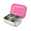 Pink Dots Stainless Quad Bento Box