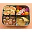 Blue Dots Stainless Quad Bento Box