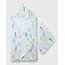 Loulou Lollipop Painterly Seahorse Hooded Towel Set