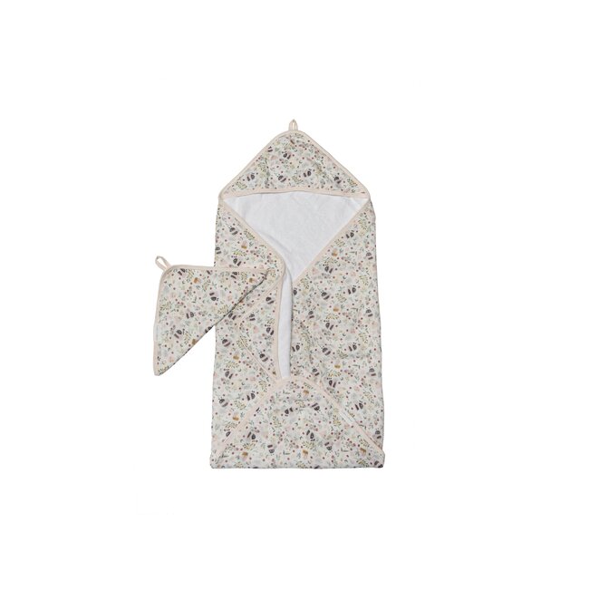 Loulou Lollipop Bumblebees Hooded Towel Set
