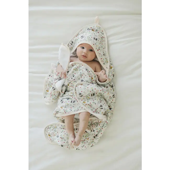 Loulou Lollipop Bumblebees Hooded Towel Set