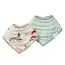 Loulou Lollipop Forest Families Bandana Bib Set, 2pk