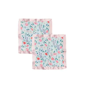 Loulou Lollipop Bluebell Security Blanket, 2pk