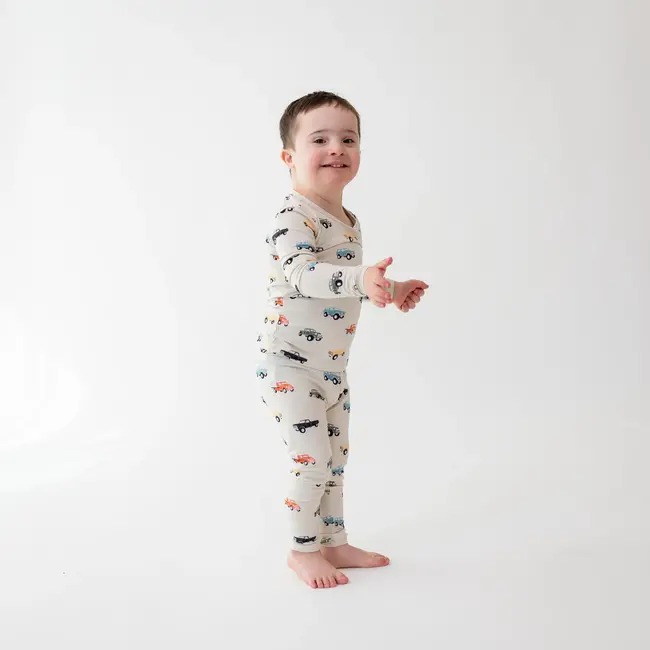 Kyte Baby Vintage Truck Bamboo Pajama Set