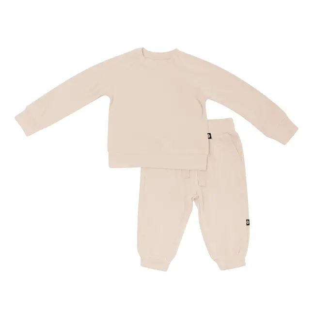 Kyte Baby Bisque Child Bamboo Jersey Jogger Set