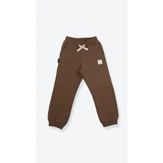 KID.ORCA Mocha Organic Brushed Terry Baby Sweatpant