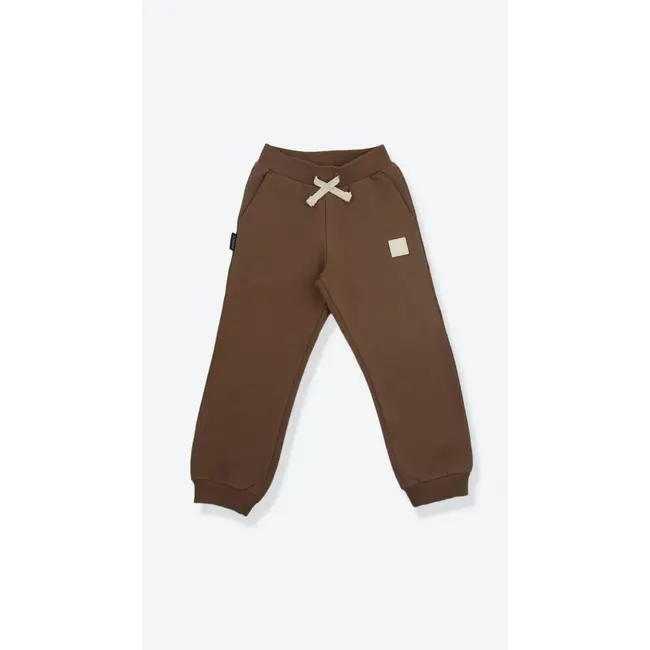 KID.ORCA Mocha Organic Brushed Terry Baby Sweatpant