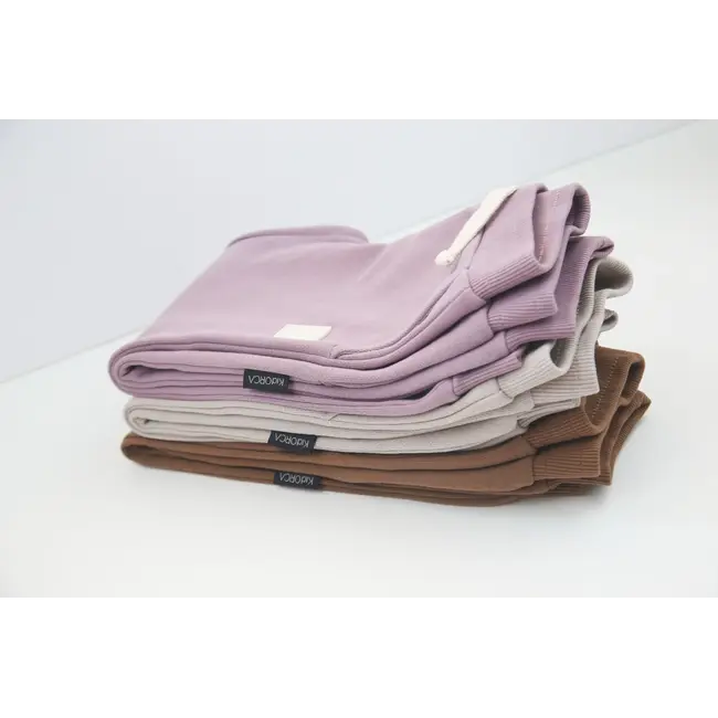 KID.ORCA Mocha Organic Brushed Terry Baby Sweatpant