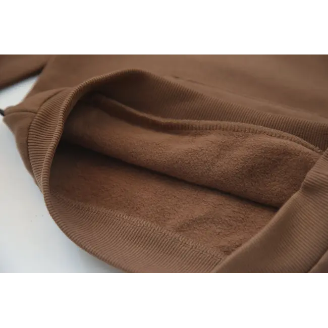 KID.ORCA Mocha Organic Brushed Terry Kid Sweatpant