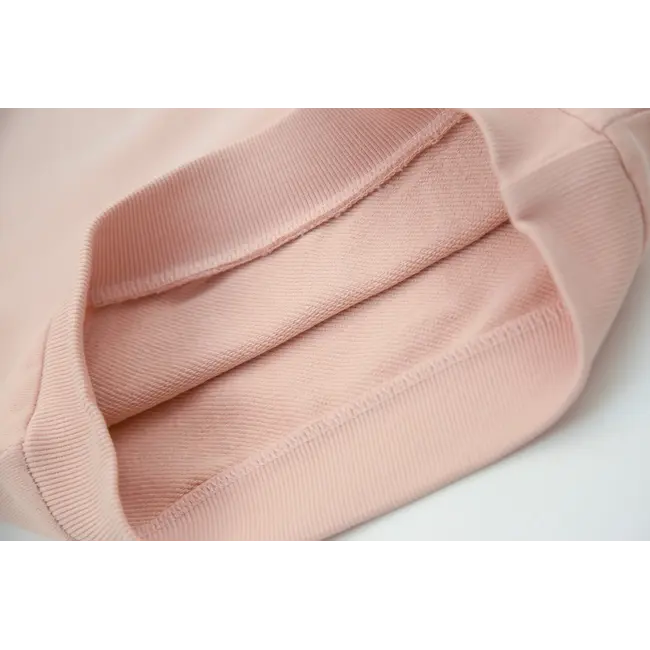 KID.ORCA Pale Rose Organic French Terry Kid Sweatpant
