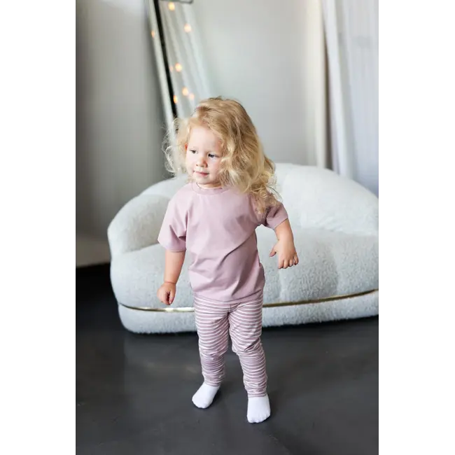 KID.ORCA Mauve Organic Cotton Baby T