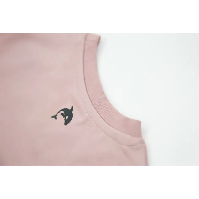 KID.ORCA Mauve Organic Cotton Baby T