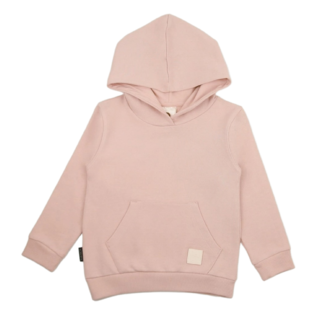 KID.ORCA Pale Rose French Terry Baby Hoodie