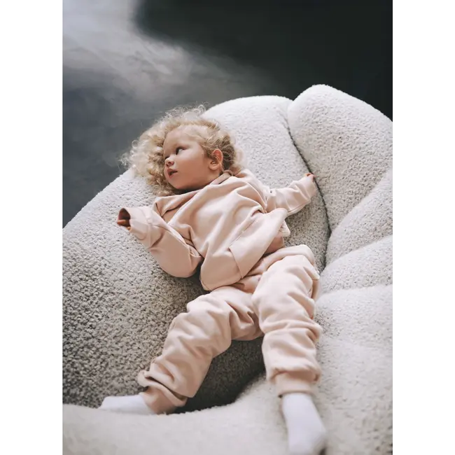 KID.ORCA Pale Rose French Terry Kid Hoodie