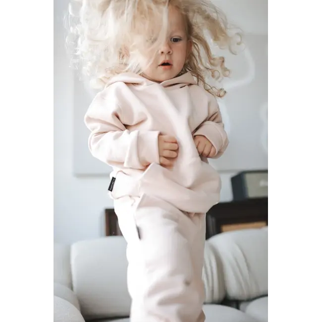 KID.ORCA Pale Rose French Terry Kid Hoodie