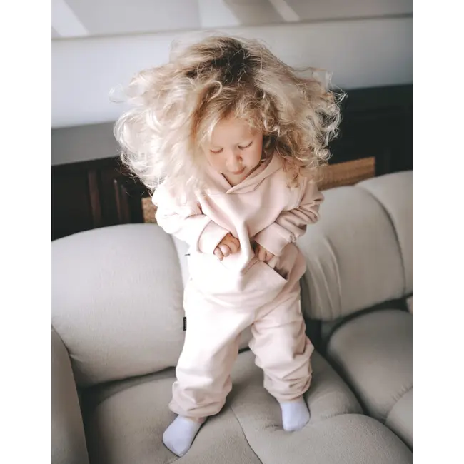 KID.ORCA Pale Rose French Terry Kid Hoodie