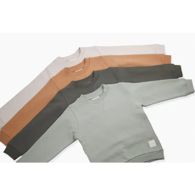 KID.ORCA Sandstone Organic French Terry Kid Sweatshirt