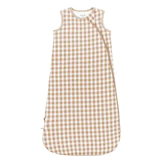 Kyte Baby Gingham Bisque Bamboo Sleep Bag, 2.5 TOG