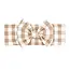 Kyte Baby Gingham Bisque Bamboo Bow