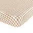 Kyte Baby Gingham Bisque Bamboo Crib Sheet