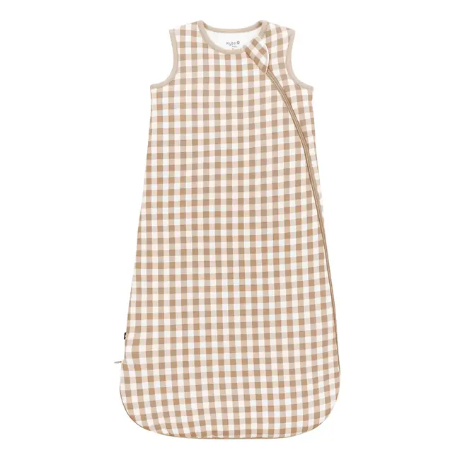 Kyte Baby Gingham Bisque Bamboo Sleep Bag, 1 TOG