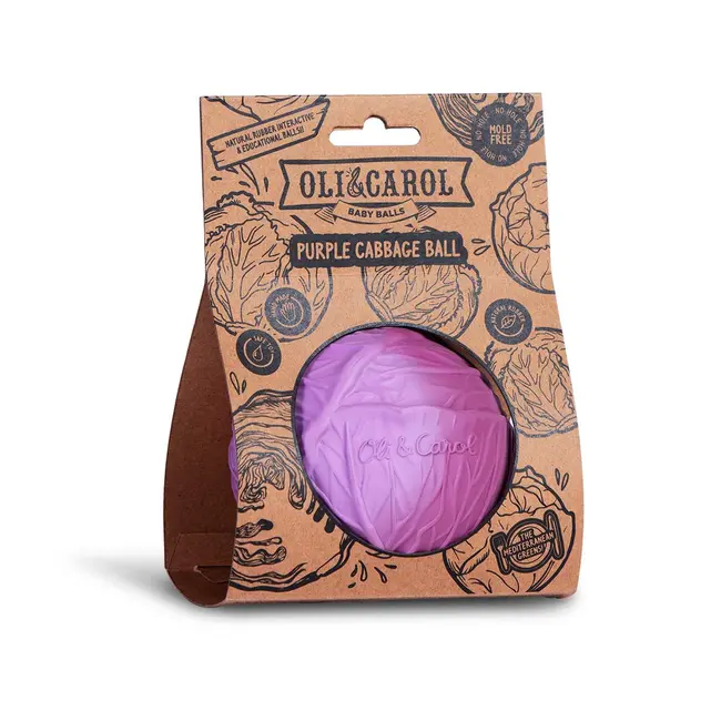 Oli & Carol Purple Cabbage Baby Ball