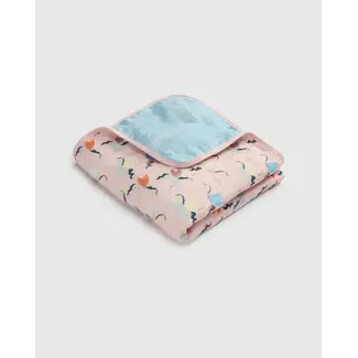 Loulou Lollipop Unicorn Ballet Muslin Quilt Blanket