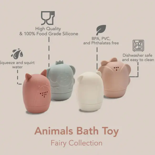 Nouka Nouka Animal Bath Toys, Fairy Sparkles