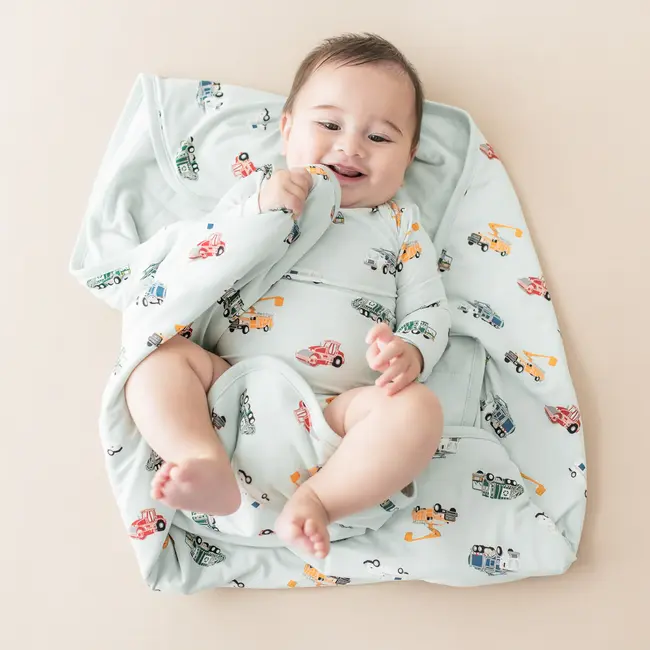 Kyte Baby City Vehicles Bamboo Baby Blanket