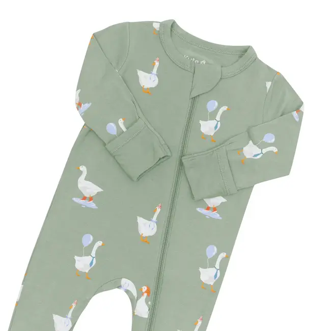 Kyte Baby Silly Goose Bamboo Zippered Footie