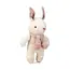 Threadbear Designs Baby Threads Organic Cream Bunny Rattle