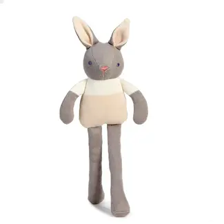 Threadbear Designs Baby Threads Organic Grey Bunny