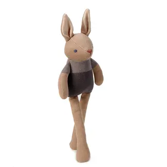 Threadbear Designs Baby Threads Organic Taupe Bunny
