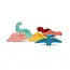 Mentari Toys Wooden Happy Stacking Dinosaurs Set