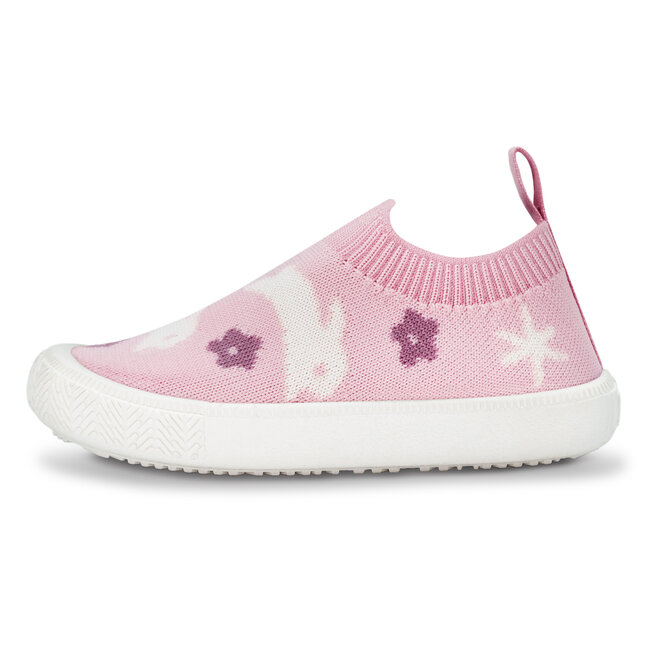 Jan and Jul Bunny Flowers | Graphic Knit Shoe