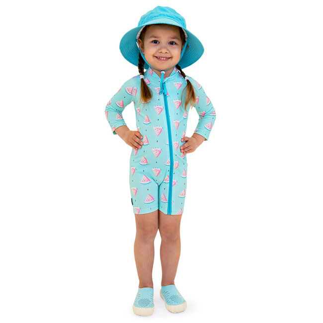 Jan and Jul Watermelon | Kids One Piece UV Sun Suit