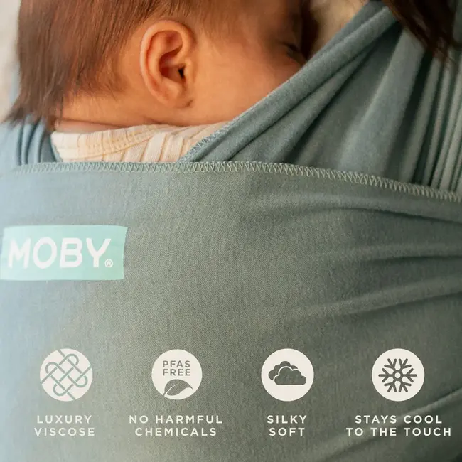 Moby Sea Glass Evolution Moby Wrap Baby Carrier