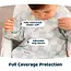 Sage Checkers Mess-Proof Full Sleeve Bib