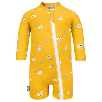 Jan and Jul Yellow Flowers | 1-pc UV Sun Suit
