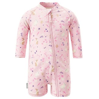 Jan and Jul Bunny Flowers | Kids One Piece UV Sun Suit