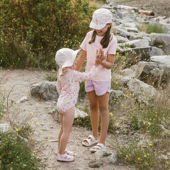 Jan and Jul Bunny Flowers | 1-pc Girls' UV Swimsuit