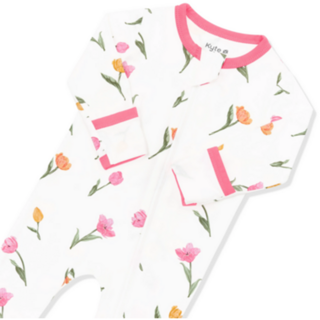 Kyte Baby Tulip Bamboo Zippered Footie