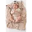 Kyte Baby Gingham Bisque Bamboo Baby Blanket