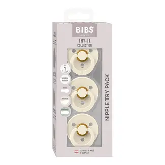 BIBS Ivory BIBS Try-It Collection 3 pack