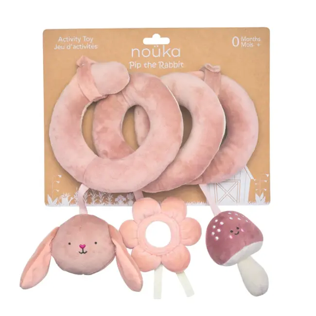 Nouka Pip the Rabbit Spiral Activity Toy