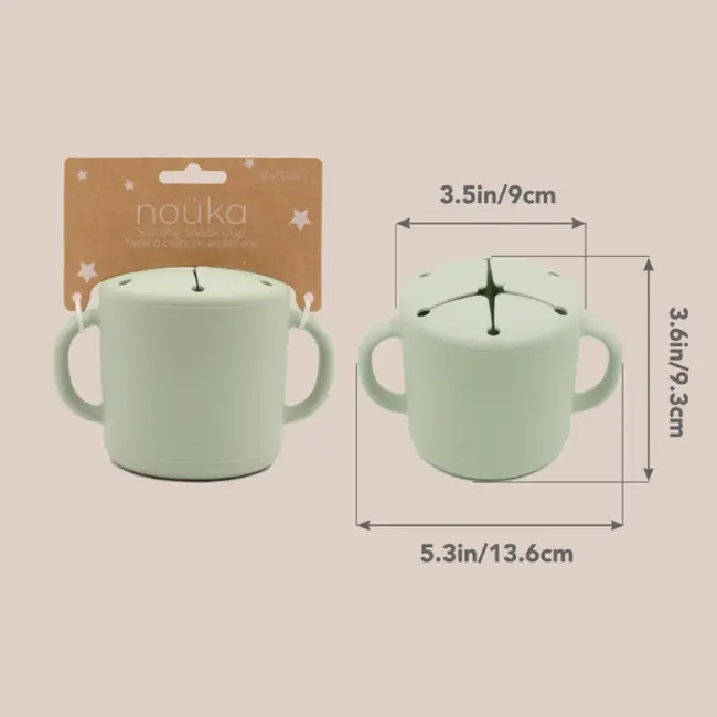 Nouka Lily Blue Snack Cup