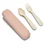 Nouka Soft Blush Utensil Set & Carry Case