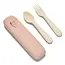 Nouka Soft Blush Utensil Set & Carry Case