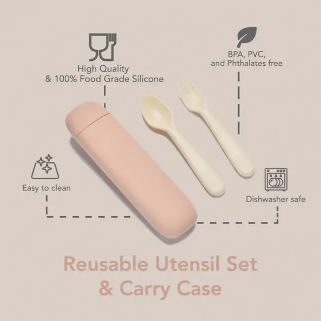 Nouka Leaf Utensil Set & Carry Case
