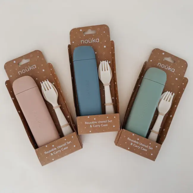 Nouka Wave Utensil Set & Carry Case
